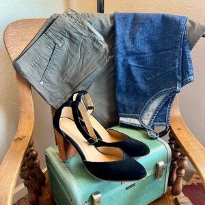 Halogen Vintage Chino Mini Skirt - Army Green - 14